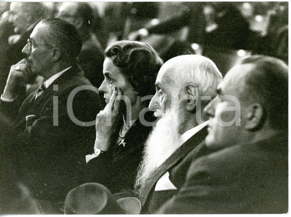 1957 MILANO 11^ Congresso PSDI - Ludovico D'ARAGONA in platea *Foto 18x13