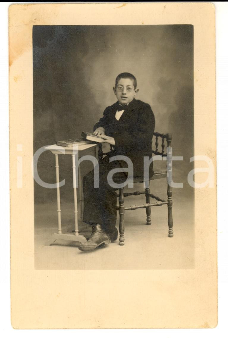 Fotografia d'epoca originale 1920 ca LE SOLER (FRANCE) Portait de Sylvain DAULIACH adolescent *Photo 1