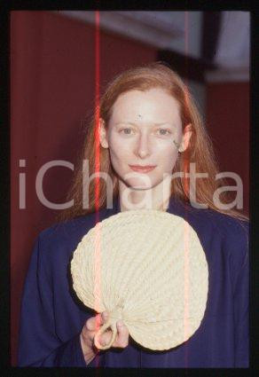35mm vintage slide* 1992 VENICE Film Festival British actress Tilda SWINTON (15)
