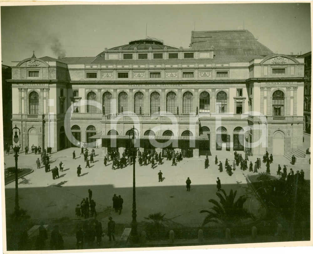 Fotografia d epoca originale 1928 ROMA Il Teatro Reale dell Opera dopo i restauri Foto ANIMATA 1