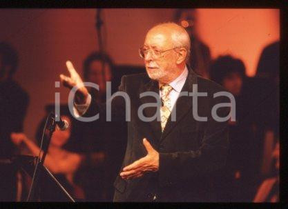 35mm vintage slide* 1990 ca MILAN an Italian lyricist Giorgio CALABRESE (2)