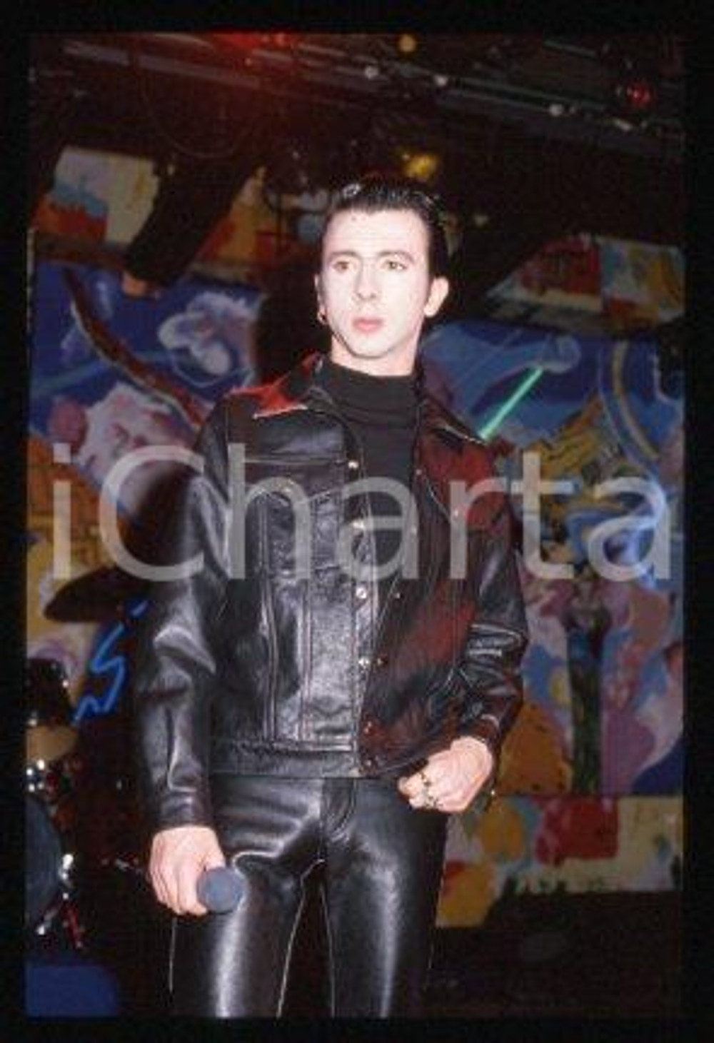 35mm vintage slide* 1990 ca MILAN Portrait of an English singer Marc ALMOND (6)