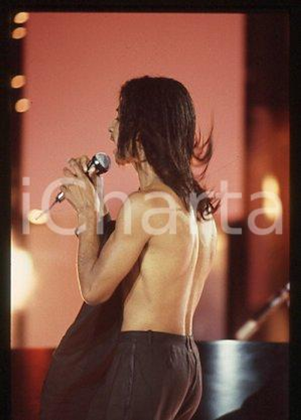 35mm vintage slide* 1987 ca MUSIC GEORGIO ALLENTINI African-American singer (14)
