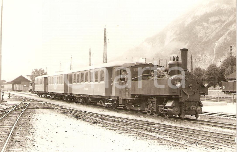 Cartolina originale da collezione 1964 JENBACH AUSTRIA Zillertalbahn ZB Locomotiva 1 rsP LBPH Wagen Cartolina 1
