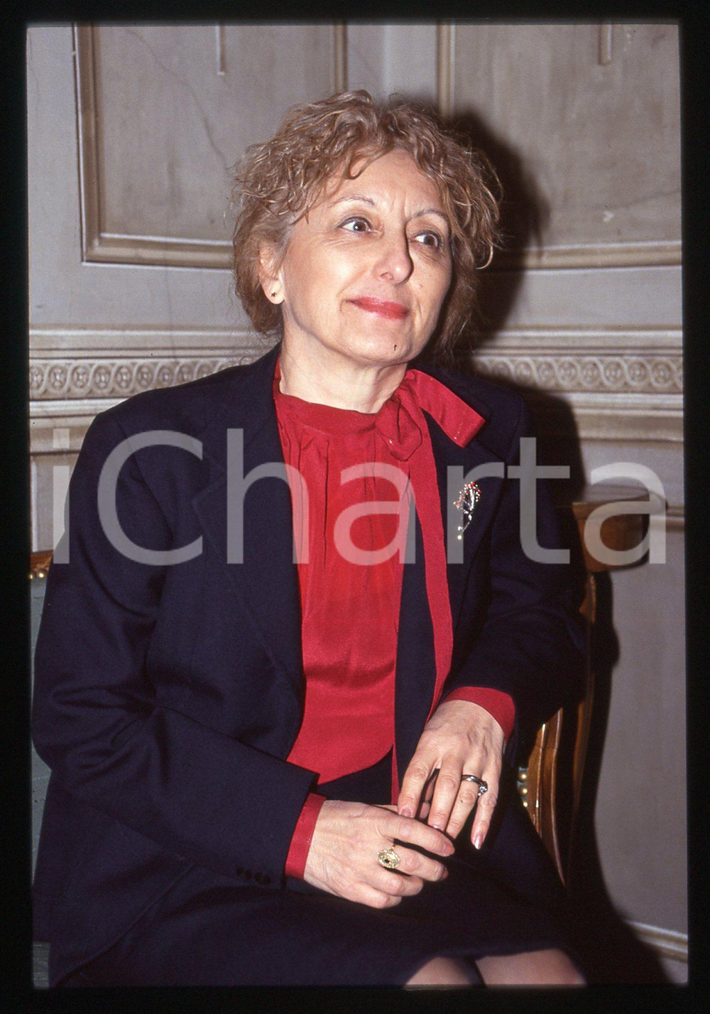 35mm vintage slide* 1995 ca ITALIA - PDS Valeria FORTI BIANCHI Ritratto (8)