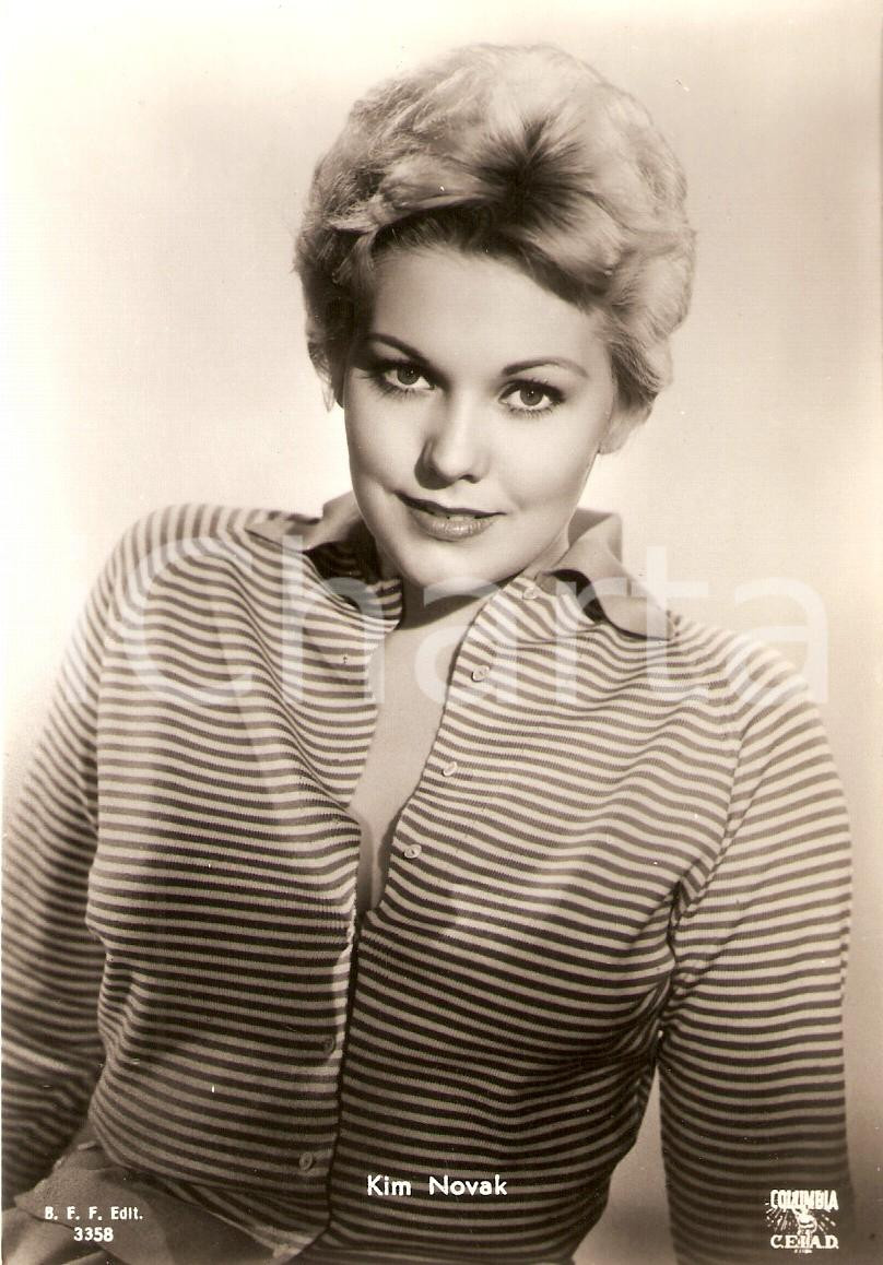 Cartolina originale da collezione 1956 INCANTESIMO Kim NOVAK nel film di George SIDNEY Cartolina FG NV 1