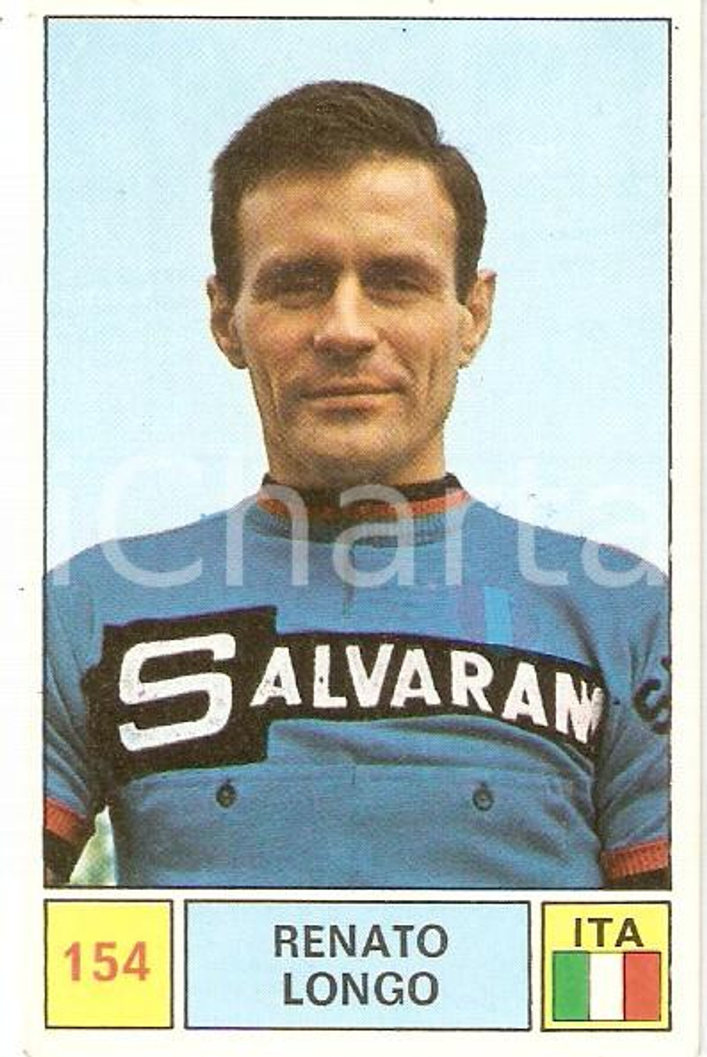 Oggetto da collezione cartaceo PANINI - SPRINT 1971 Figurina valida Renato LONGO n. 154 Ciclismo SALVARANI 1
