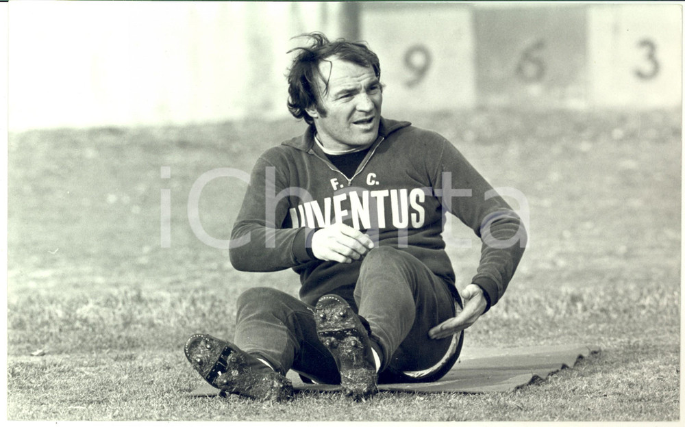 1975 ca CALCIO JUVENTUS José ALTAFINI in allenamento (2) - Foto 30x20 cm
