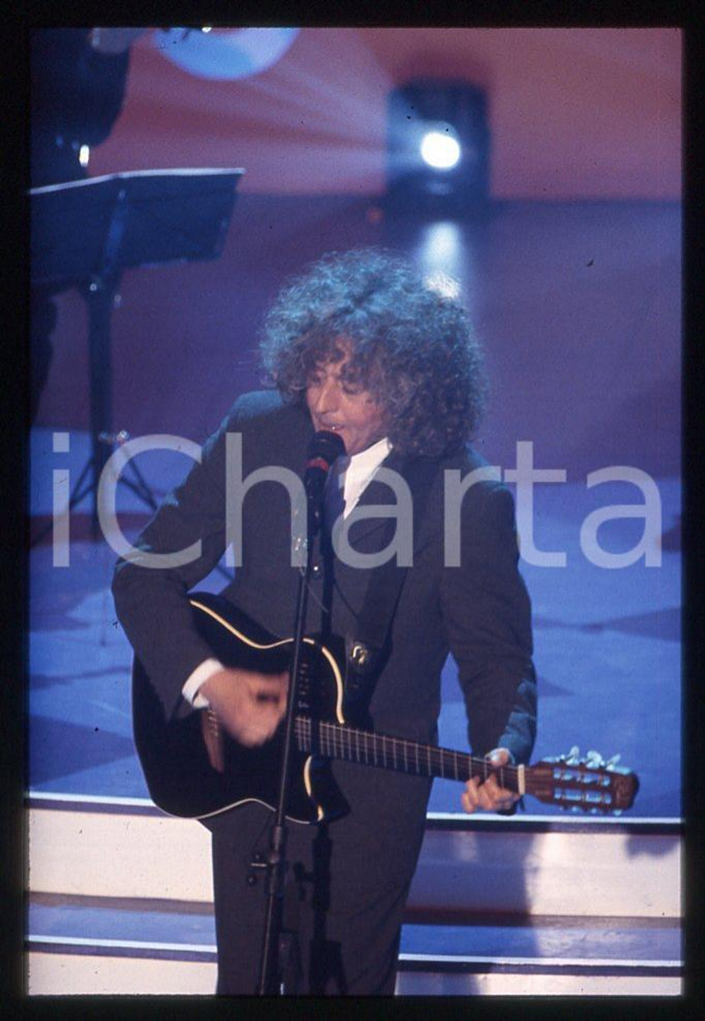 35mm vintage slide*1997  MUSICA Angelo BRANDUARDI in concerto