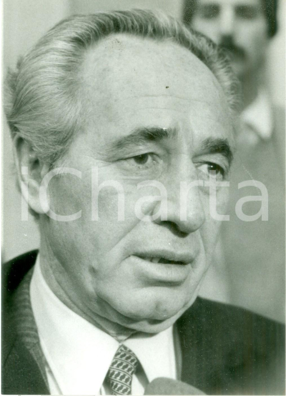 Fotografia d epoca originale 1984 ISRAELE Shimon PERES forma il nuovo governo laburista Fotografia 1