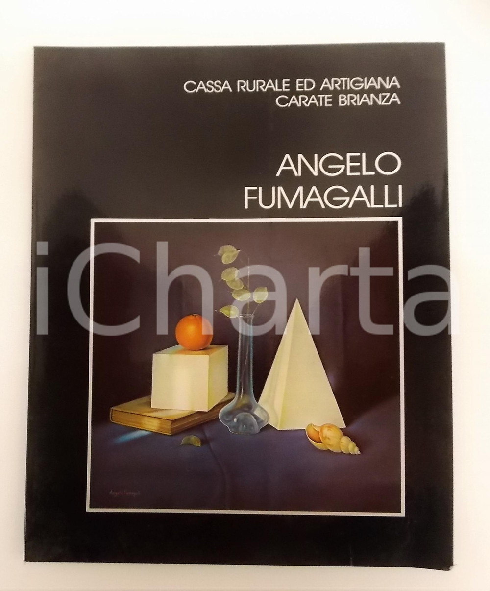 Libro, pubblicazione d epoca 1984 CARATE BRIANZA Angelo FUMAGALLI  Catalogo mostra presso Il Parco 1