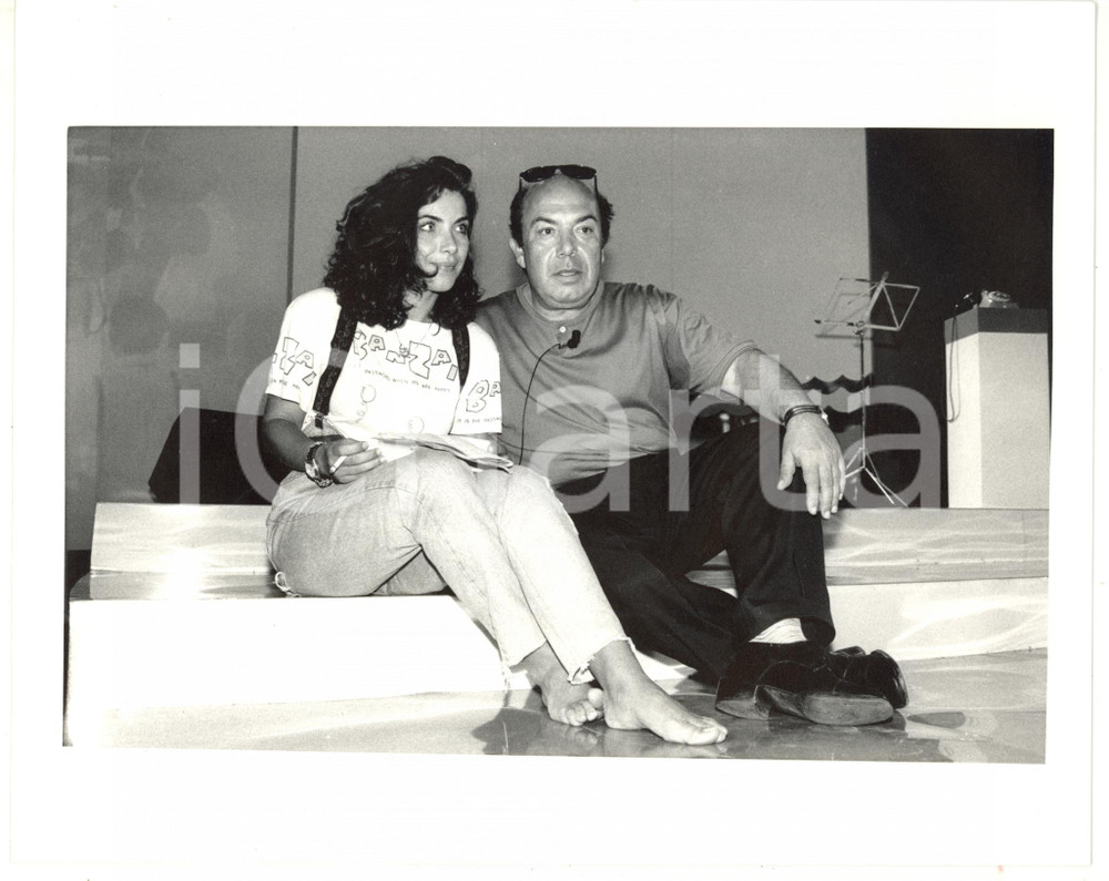 1988 SAINT VINCENT ESTATE Lino BANFI con la figlia Rosanna durante le prove