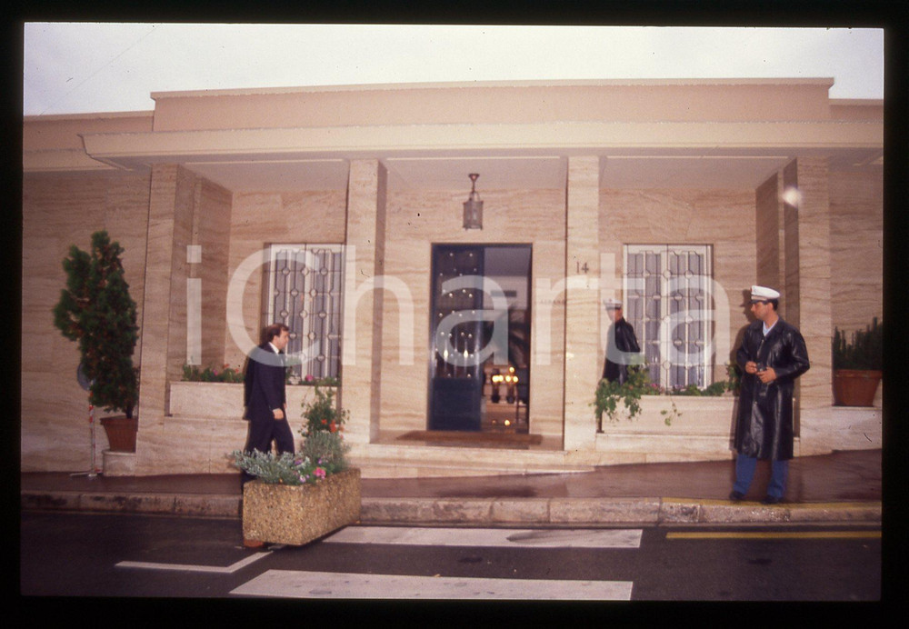 35mm vintage slide* 1990 PRINCIPATO MONACO Camera ardente Stefano CASIRAGHI (1)