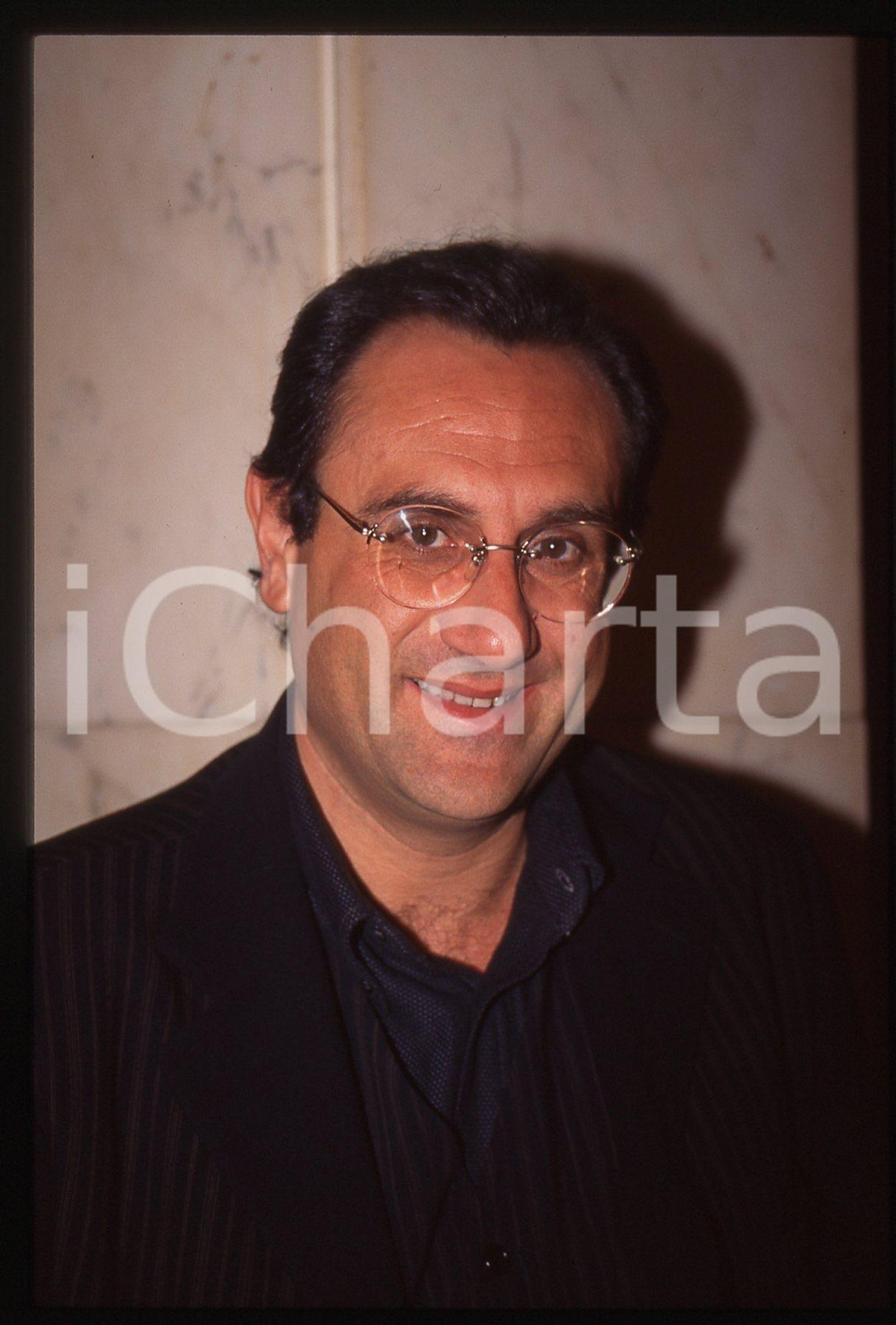35mm vintage slide* 1997 MILANO Gino RIVIECCIO al Teatro Manzoni Ritratto (10)