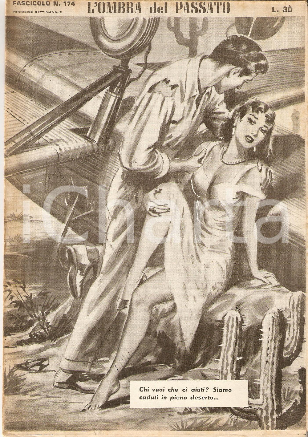 Giornale, rivista storica 1956 OMBRA DEL PASSATO Jean DE VALLORBE Aereo caduto nel deserto Fascicolo 174 1