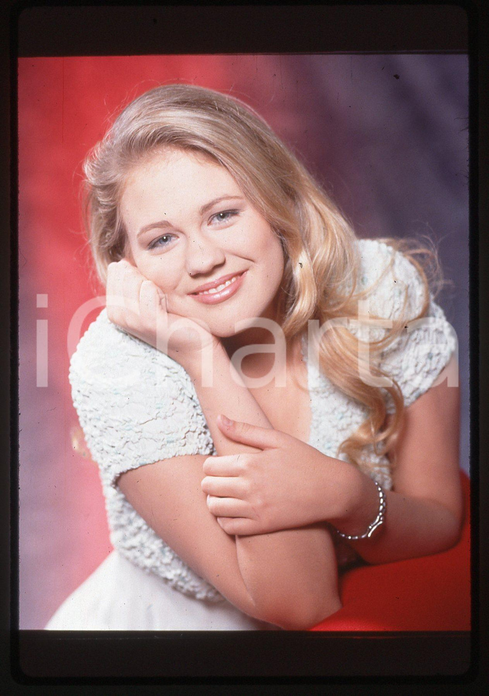 35mm vintage slide*1990ca BEAUTIFUL Soap Opera - Maitland WARD Ritratto 