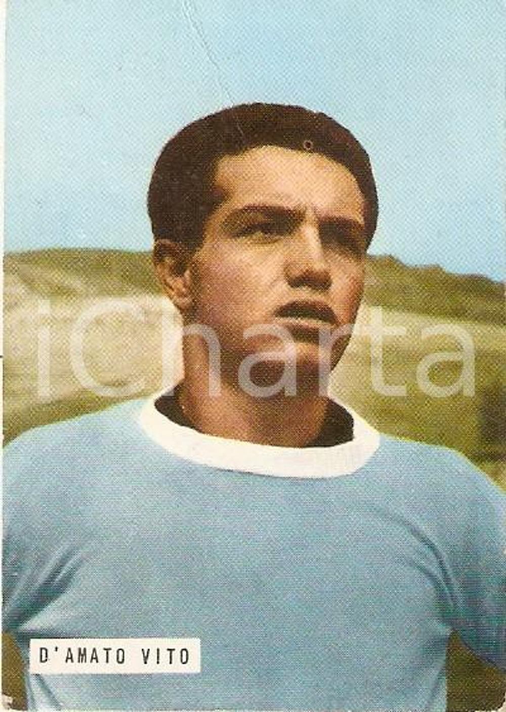 Oggetto da collezione cartaceo EDIZIONI FOTO CALCIO - CALCIATORI 1965 - 1966 Figurina Vito D'AMATO n. 127 LAZIO 1