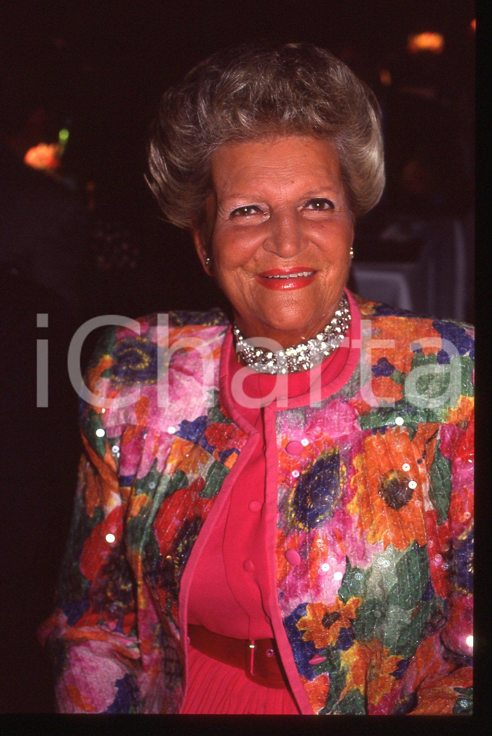 Fotografia d epoca originale 35mm vintage slide 1990 ca COSTUME Bruna MAZZUCCHELLI  Ritratto 1 1