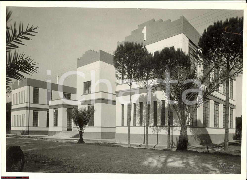 Fotografia d'epoca originale 1934 Lido di CATANIA Ottavio PRIOLO La Casa del Sole 1
