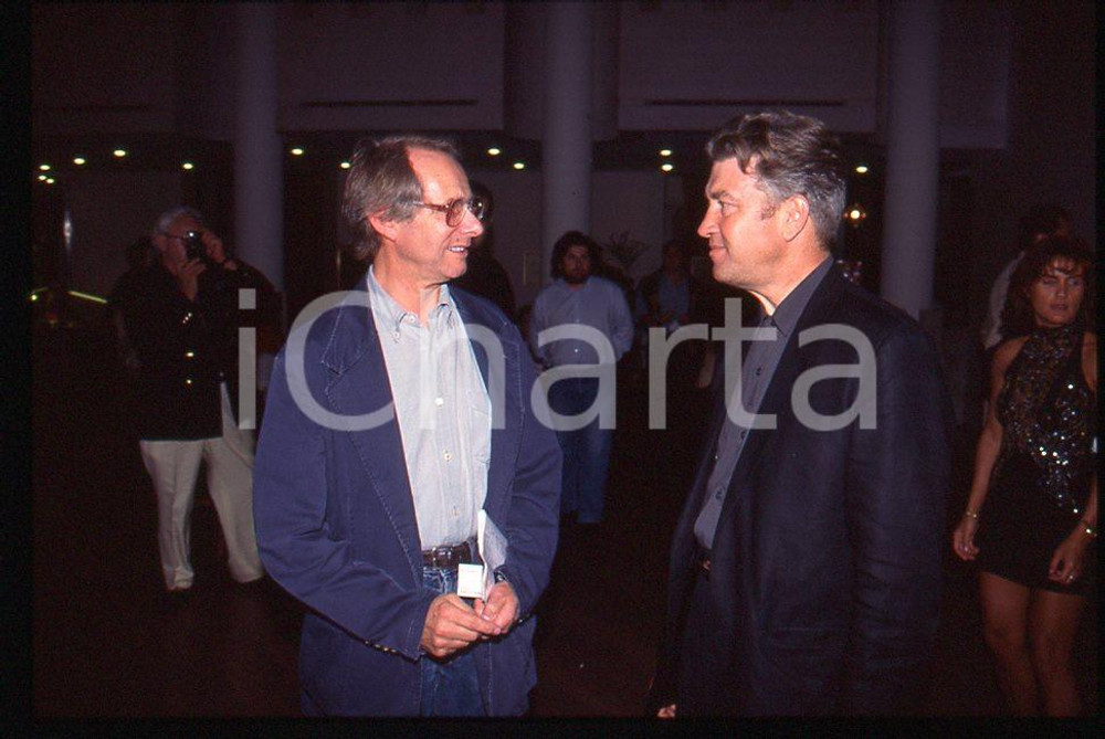 35mm vintage slide* 1995  Ken LOACH e David LYNCH 5