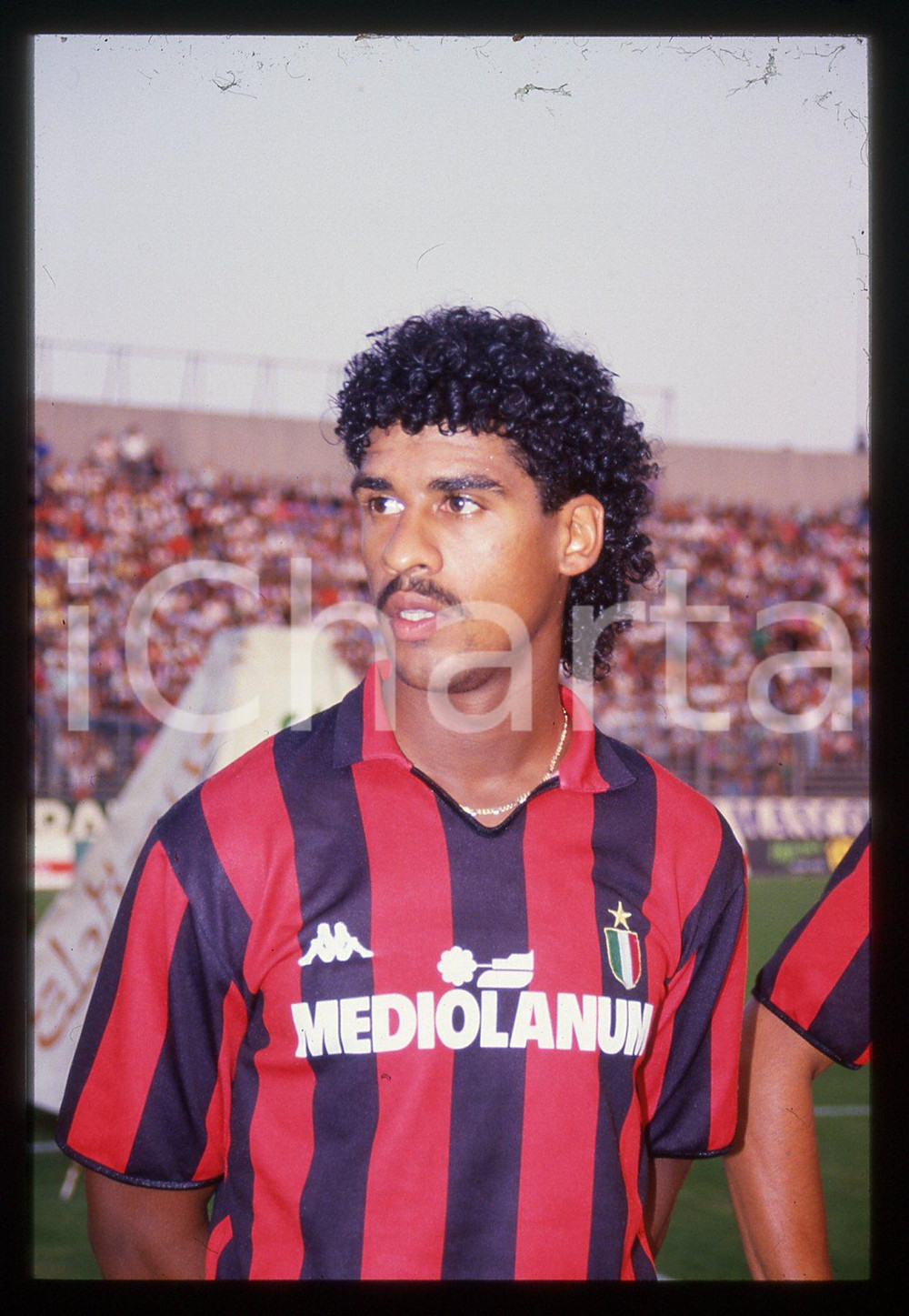 35mm vintage slide* 1988 BERGAMO - ATALANTA vs MILAN Frank RIJKAARD 2