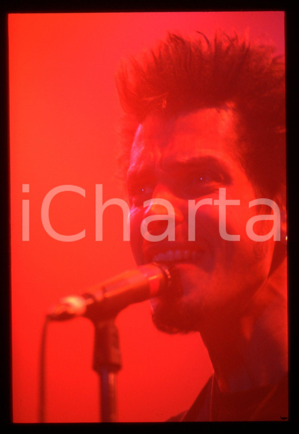 35mm vintage slide* 1995ca MUSICA Chris CORNELL dei SOUNDGARDEN in concerto (10)