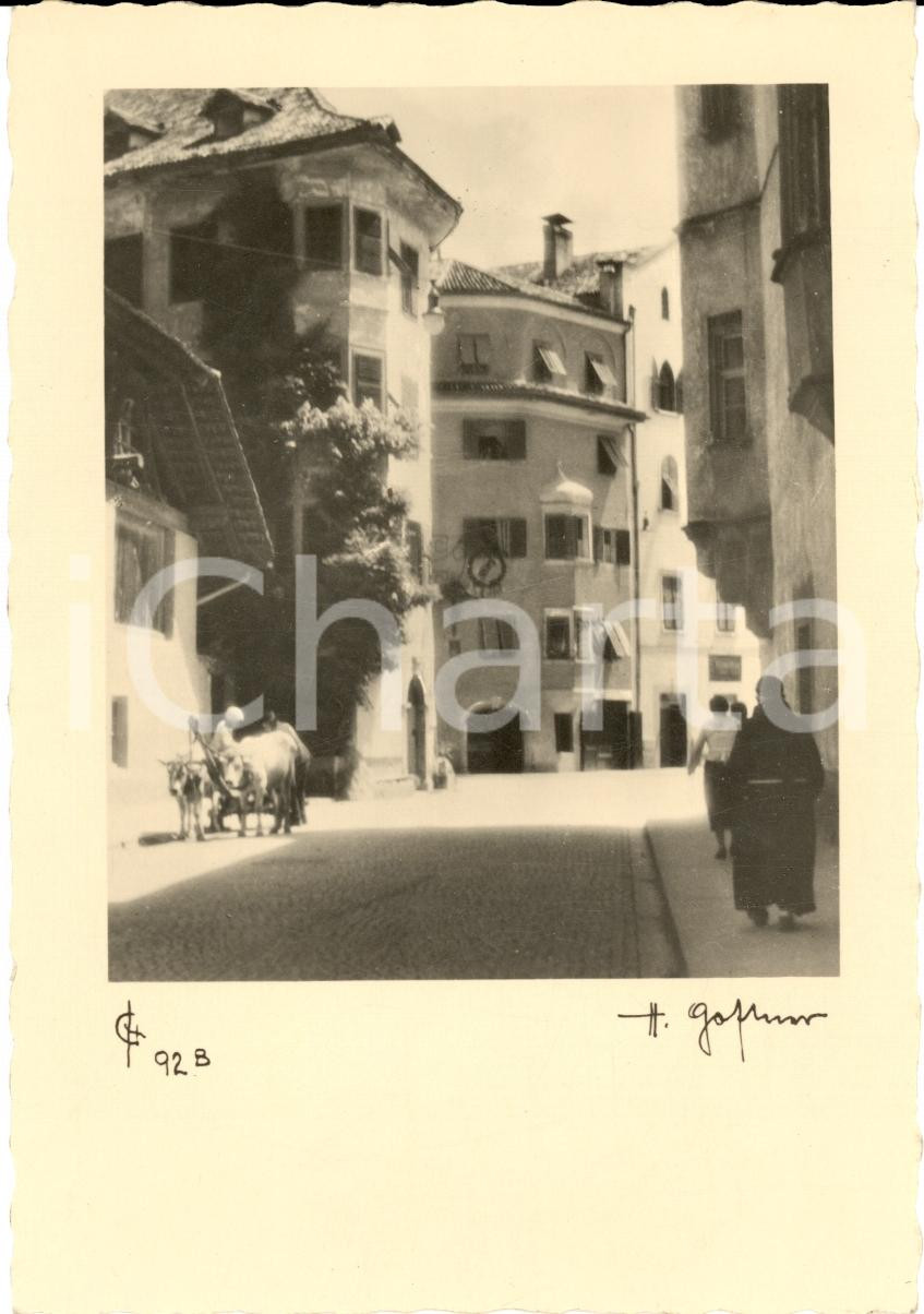 Cartolina originale da collezione 1945 BOLZANO BOZEN Ca de Bezzi animata FG NV 1
