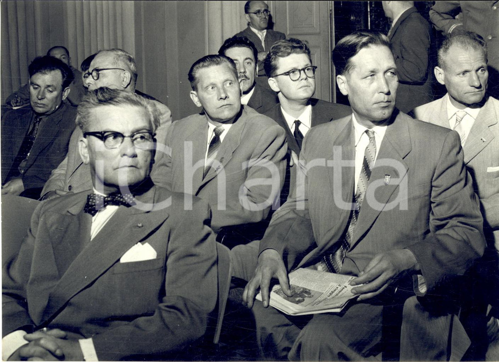 1959 TORINO Palazzo Madama - Congresso di ex partigiani europei *Foto 18x13 cm