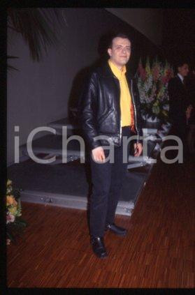 Max PEZZALI - SANREMO FESTIVAL Singer of 883 group 1995 * 35 mm vintage slide 31