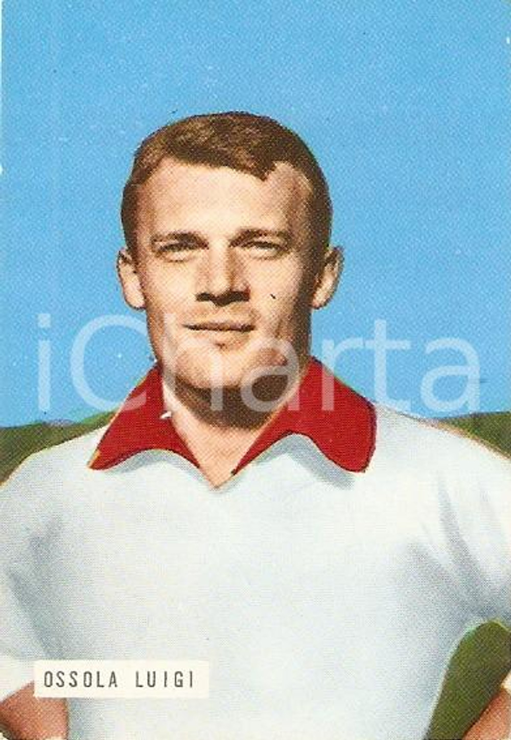 Oggetto da collezione cartaceo EDIZIONI FOTO CALCIO - CALCIATORI 1965 1966 Figurina Luigi OSSOLA n. 214 VARESE 1