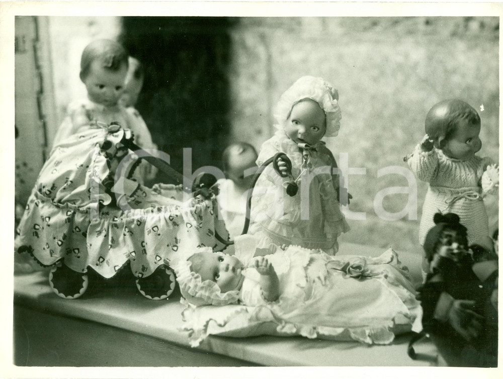 Fotografia d epoca originale 1933 MILANO Mostra delle bambole alla Giornata del GIOCATTOLO Fotografia 1