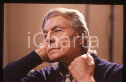 35mm vintage slide* 1986 ITALIA Ritratto del regista teatrale Gianni SANTUCCIO 2