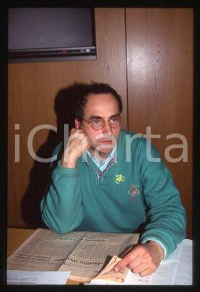 35mm vintage slide* 1990 ca ITALY Portrait of politician Michele BOATO (2)