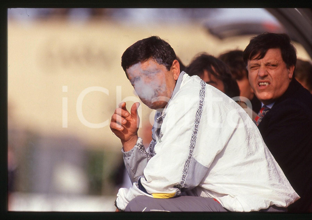 35mm vintage slide* 1991 LUCCA - CALCIO Corrado ORRICO Allenatore LUCCHESE (4)