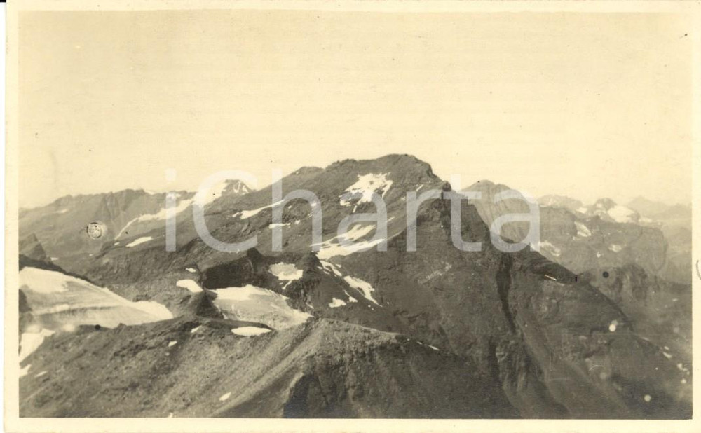 Fotografia d epoca originale 1923 VALLI DI LANZO TO Veduta dalla vetta di TESTA SOULE  Fotografia FP 1