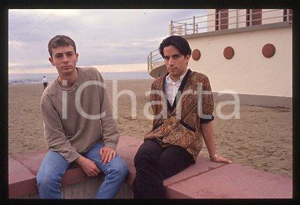 35mm vintage slide* 1996 ca VENICE Reuben PILLSBURY Christopher CHAPLIN (22)