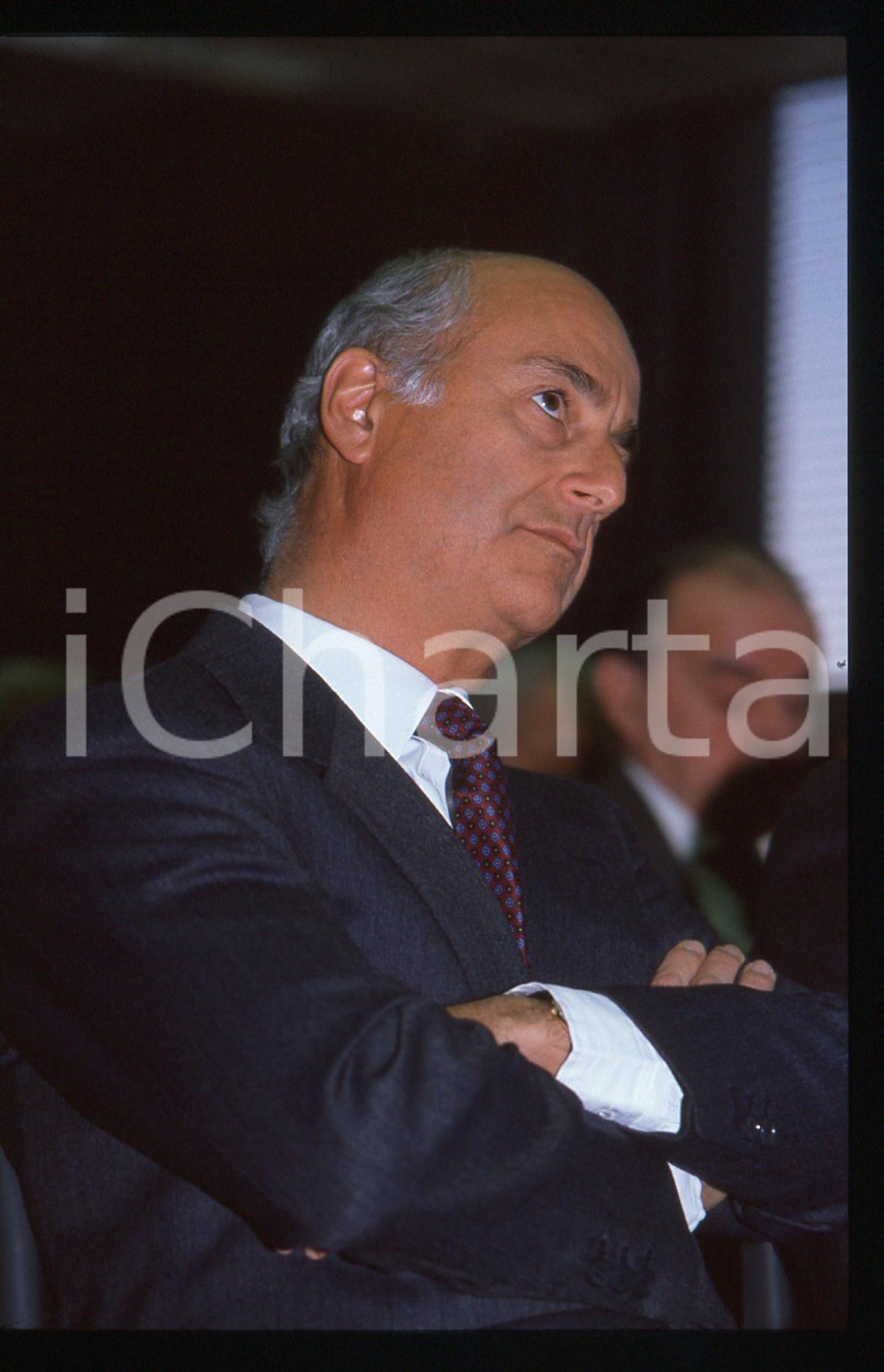 35mm vintage slide* 1990 ca COSTUME Giovanni Piero ELIA Ritratto del manager (2)