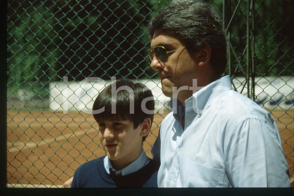 35mm vintage slide* 1991 PERUGIA - Dino e Augusto DE MEGNI - Ritratto