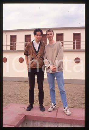 35mm vintage slide* 1996 ca VENICE Reuben PILLSBURY Christopher CHAPLIN (21)