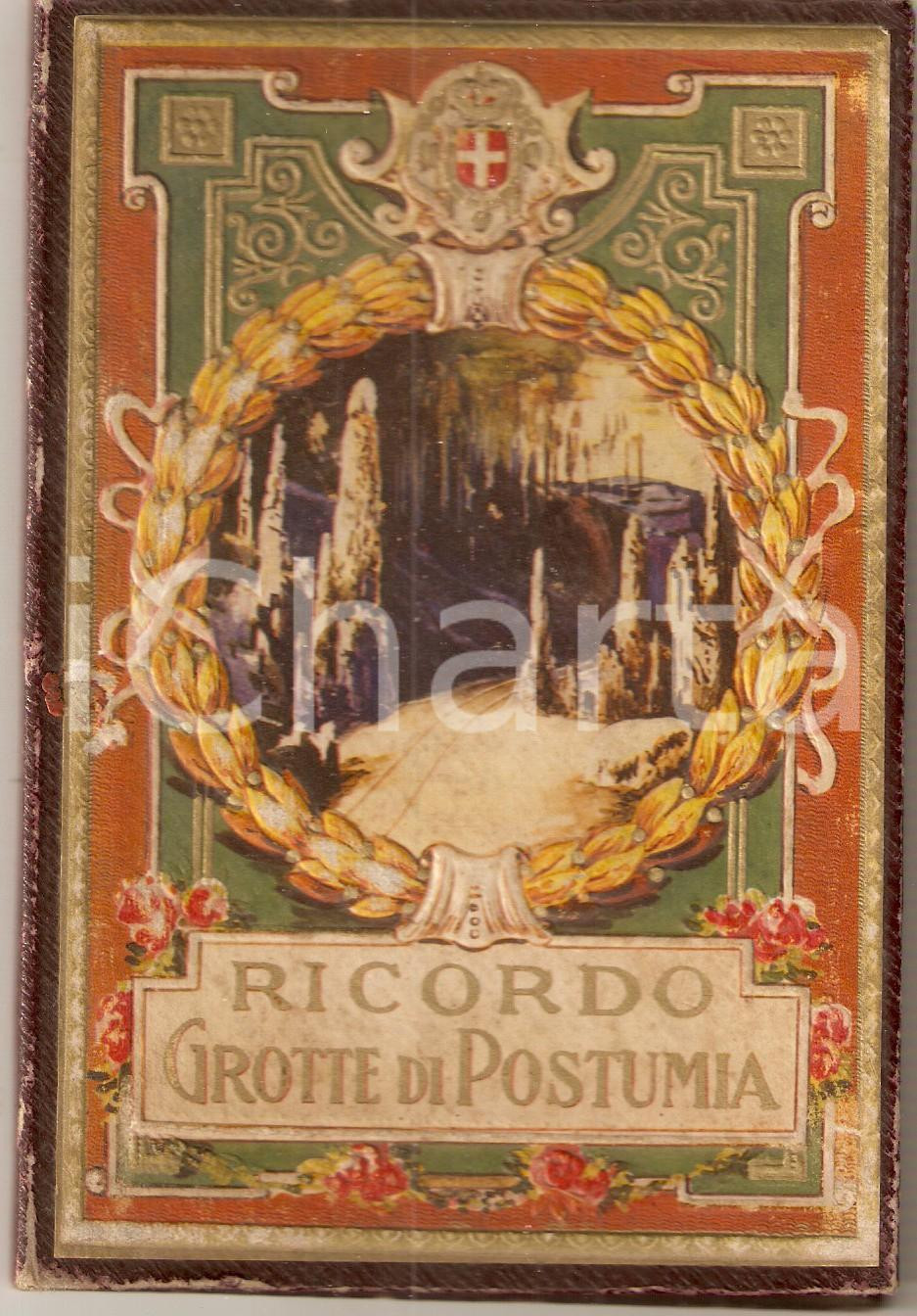 Fotografia d epoca originale 1920 ca POSTUMIA SLOVENIA Ricordo delle Grotte 12 fotografie seriali 1