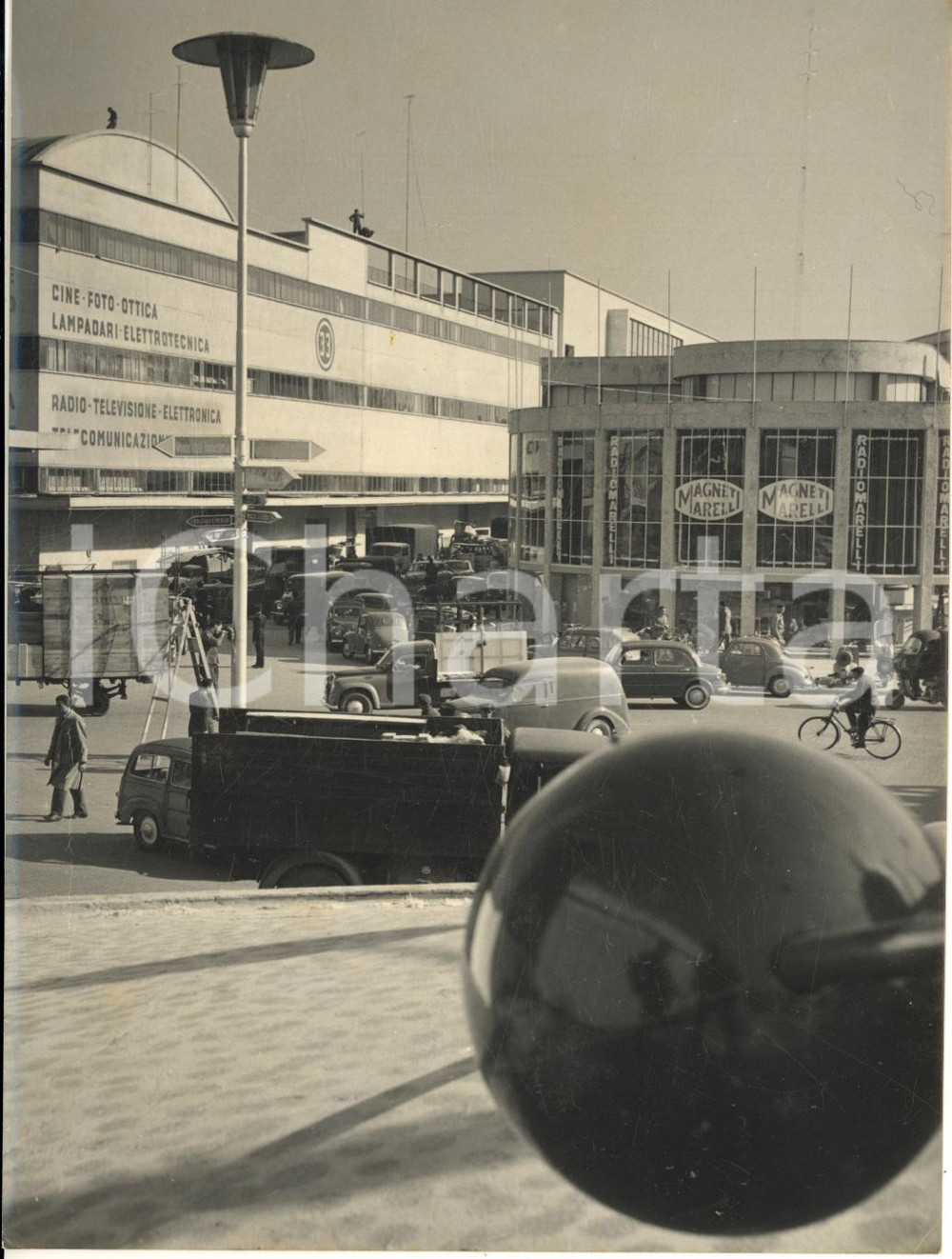 1956 MILANO Fiera Campionaria - Lavori per l'inaugurazione - MAGNETI MARELLI 