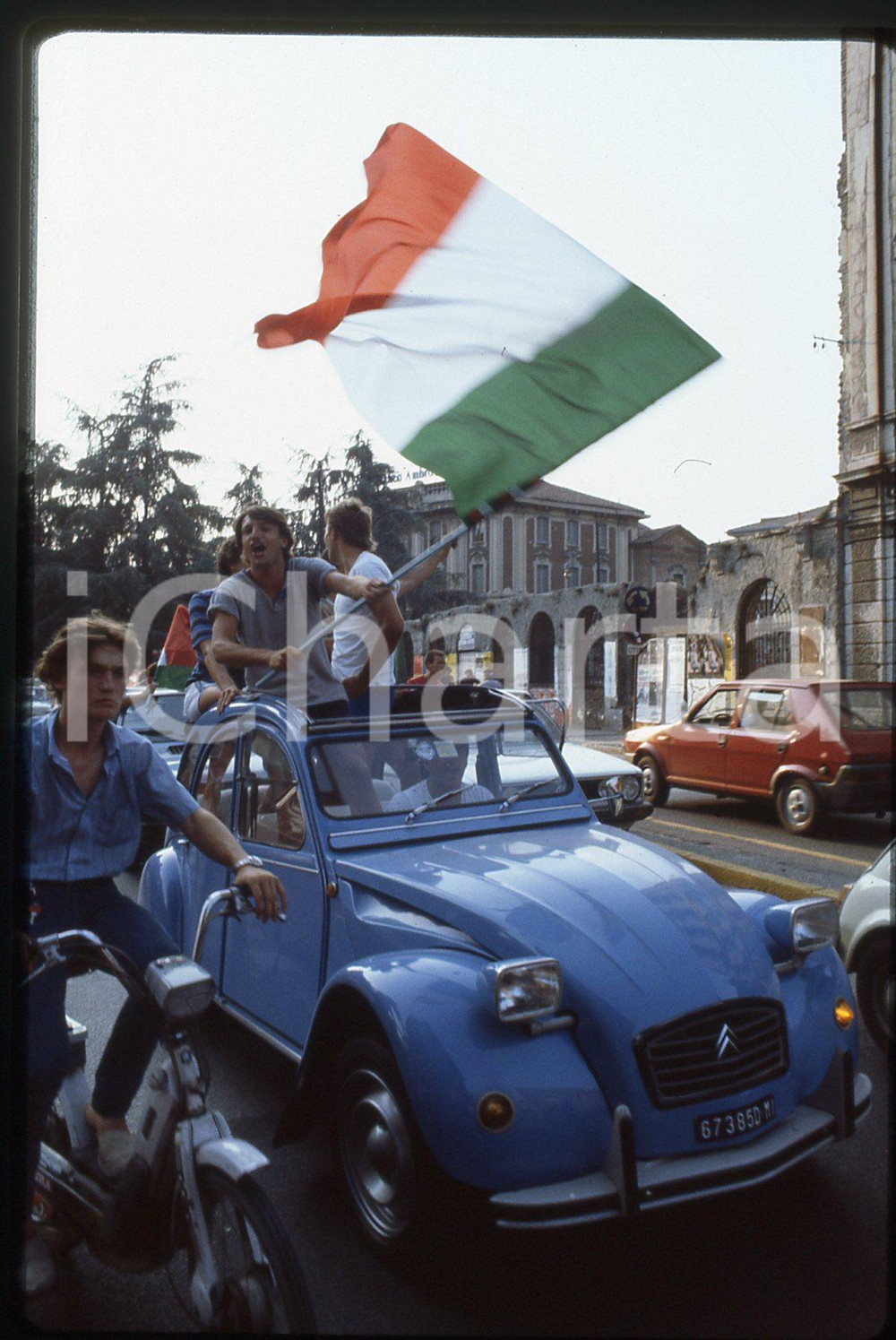 35mm vintage slide* 1982 MONZA Spagna '82 Prepartita ITALIA-GERMANIA OVEST 46