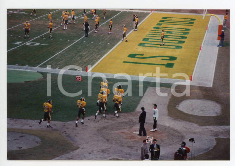 1990 ANAHEIM - FREEDOM BOWL Colorado State RAMS Ingresso in campo *Foto 15x10 2