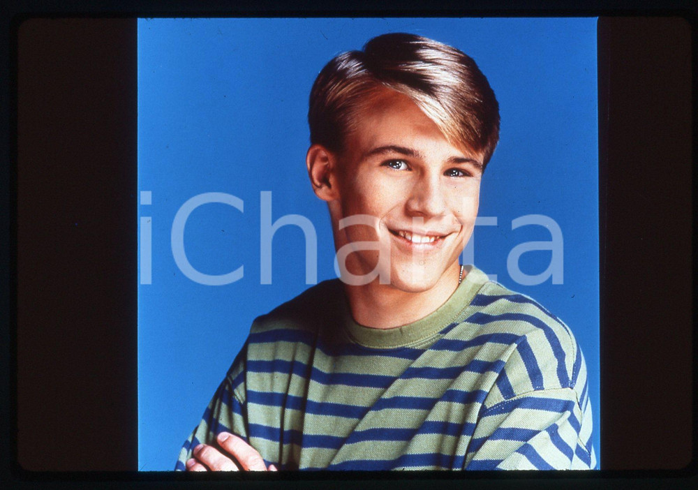 35mm vintage slide*1990 ca BEVERLY HILLS 90210 Douglas EMERSON Ritratto  