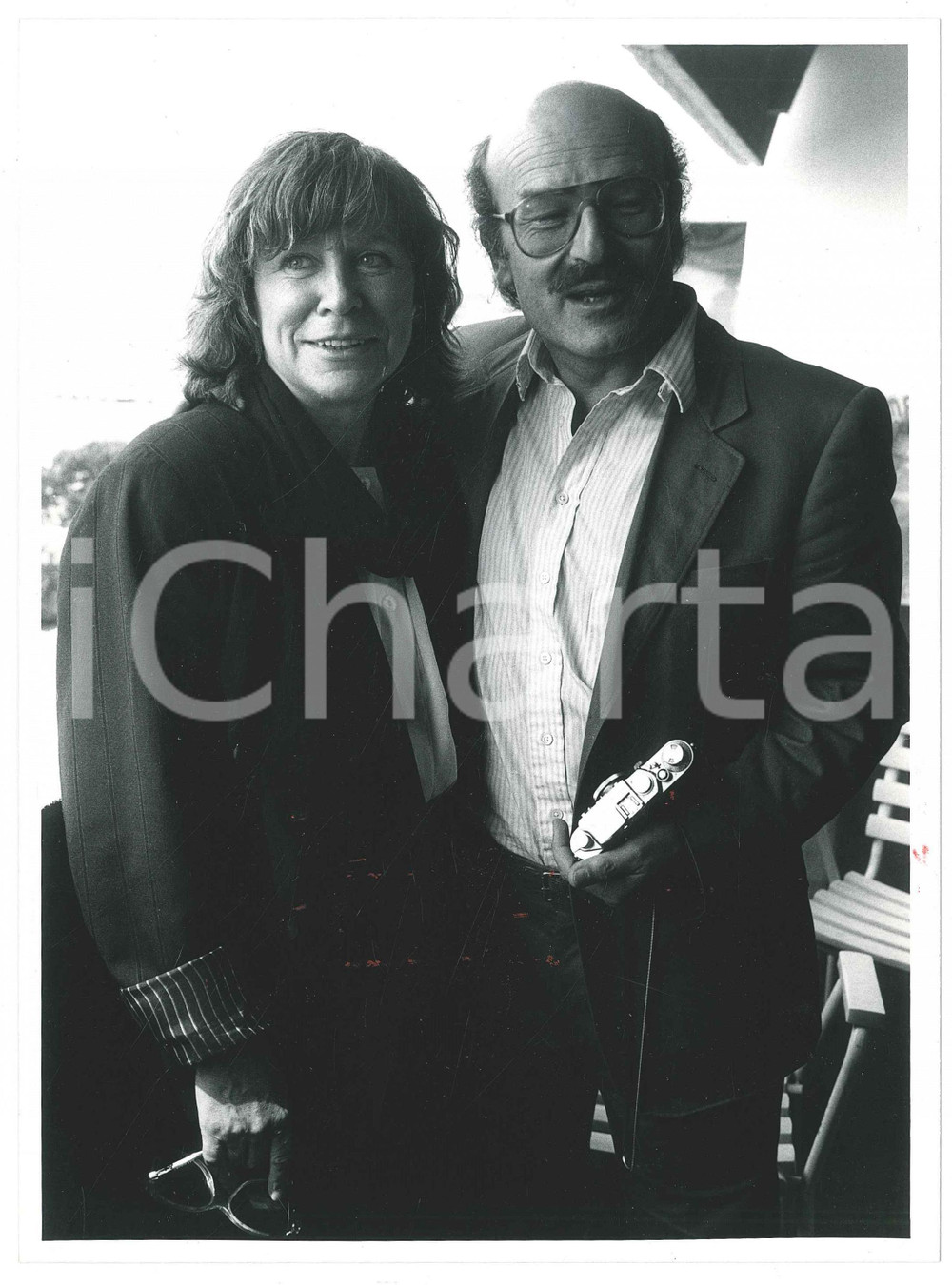 Fotografia d epoca originale 1986 CANNES CINEMA Volker SCHLONDORFF con Margarethe von Trotta 2 Foto 1