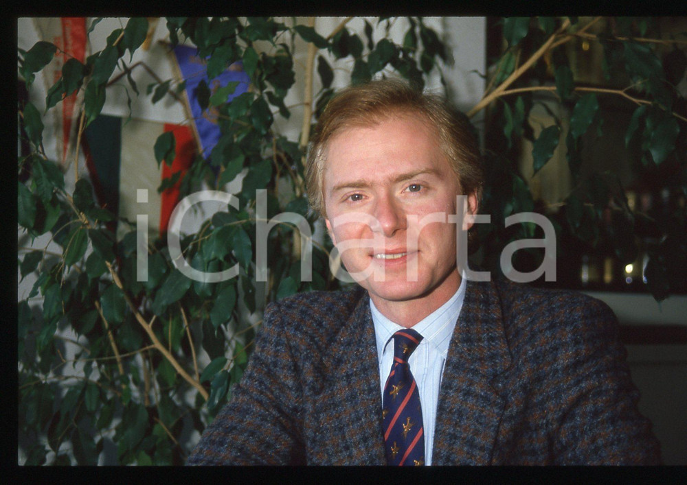 35mm vintage slide* 1989 MILANO Roberto CHEVALIER Ritratto Terrazza Martini (12)