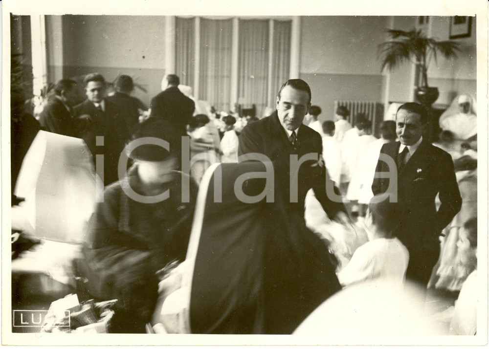 Fotografia d epoca originale 1937 ROMA Piero COLONNA Governatore Ospizio VITTORIO EMANUELE III Fotografia 1