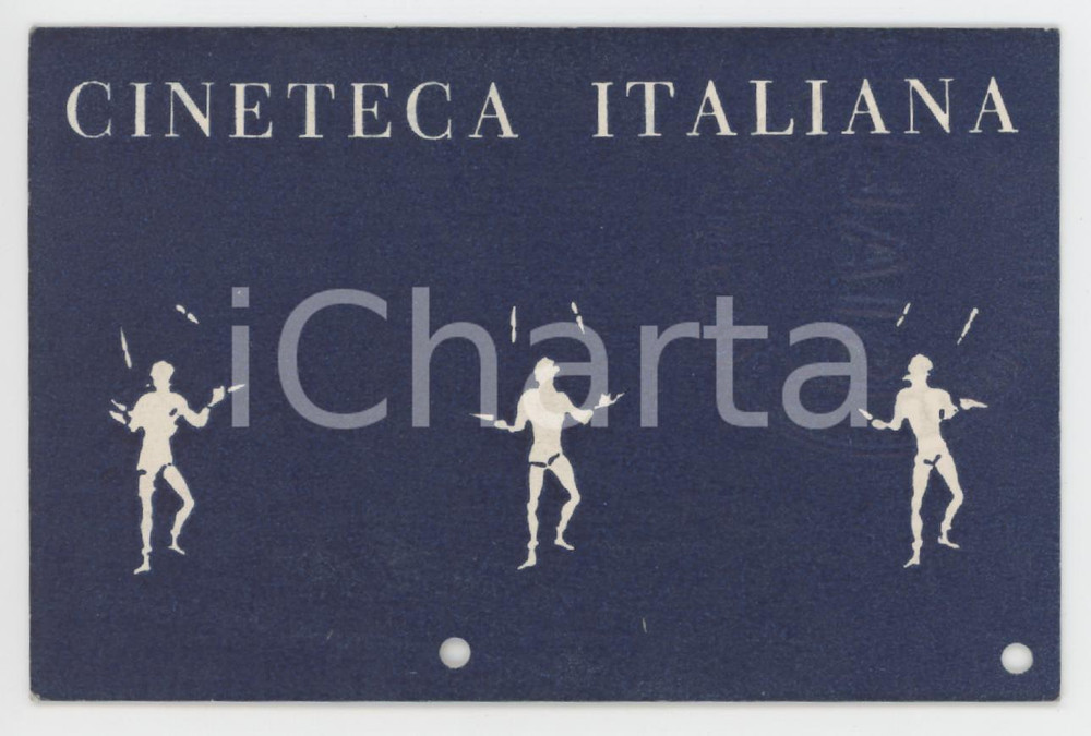 1956 MILANO Amici della Cineteca Italiana - Tessera annuale 10x6 cm