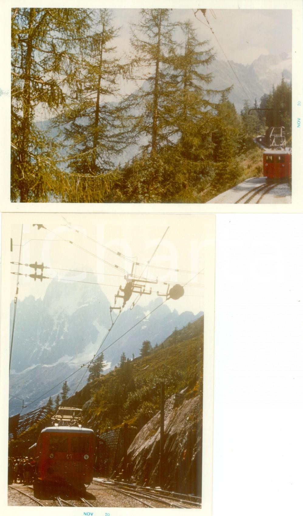 Fotografia d epoca originale 1971 FRANCE Ferrovia CHAMONIX  MONT BLANC Locomotiva 43 Lotto 2 foto 1