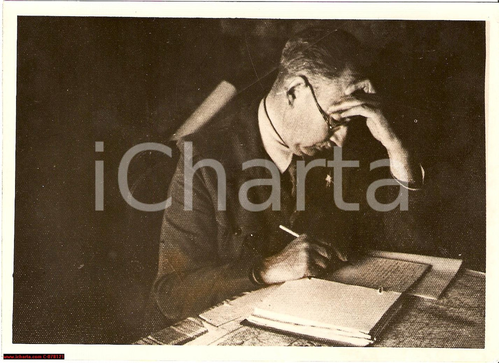 Fotografia d epoca originale 1939 Madrid General Jorge VIGON after Civil War Photo 1